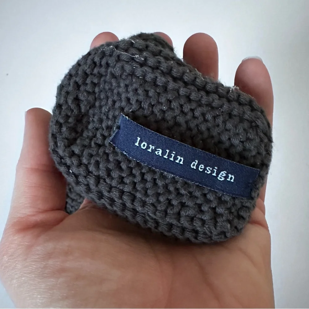Loralin Design grey crochet